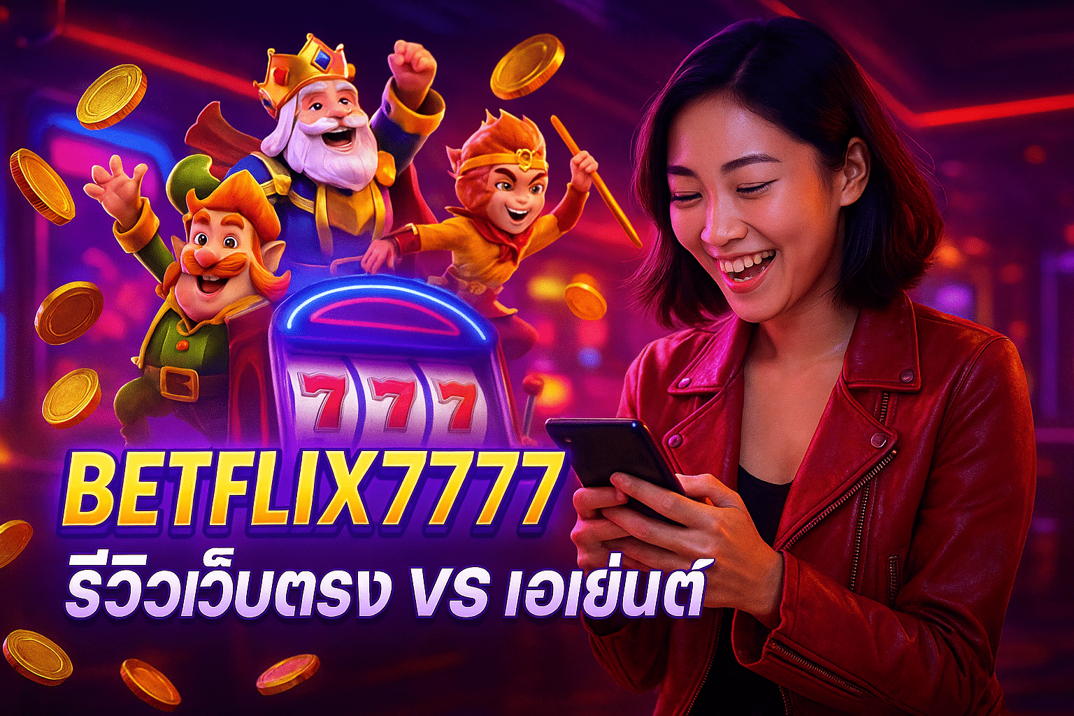 BETFLIX7777 รีวิวเว็บตรง VS เอเย่นต์