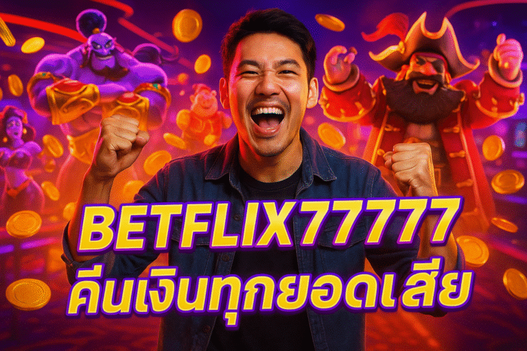 BETFLIX7777 คืนเงินทุกยอดเสีย