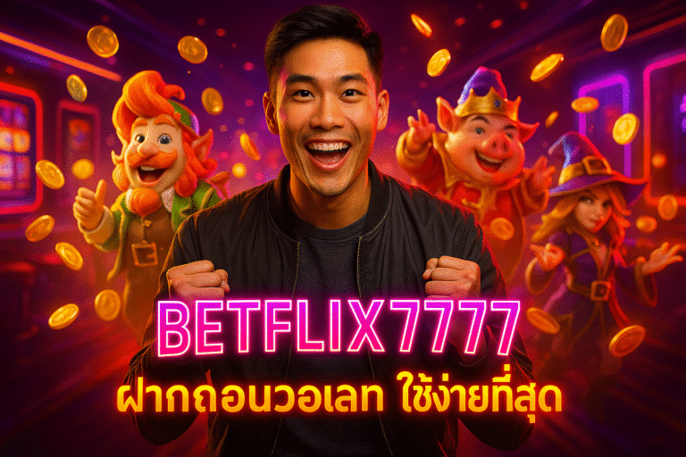 BETFLIX7777 ฝากถอนวอเลท ใช้ง่ายที่สุด